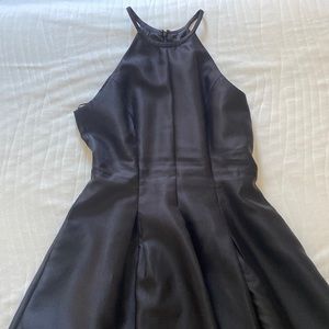Elegant black dress for a night out